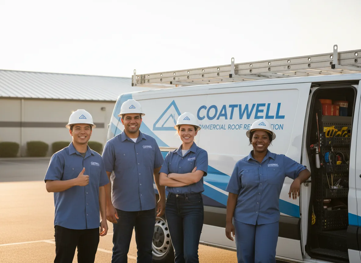 Commercial roof coating company in Lena, MS